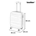 TraveLux Voyager kabinbőrönd keményfedeles 55x40x20 cm