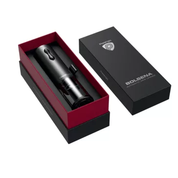   Prestigio PWO101BK Bolsena dugóhúzó készlet, fóliavágó, levegőztető, vákuumos dugó, 500 mAh beépített akkumulátor