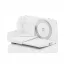 Gorenje R402W szeletelő, 100 W, 17 cm-es rozsdamentes acél penge, 0-17 mm szeletvastagság, összecsukható