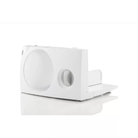 Gorenje R402W szeletelő, 100 W, 17 cm-es rozsdamentes acél penge, 0-17 mm szeletvastagság, összecsukható Gorenje R402W szeletelő, 100 W, 17 cm-es rozsdamentes acél penge, 0-17 mm szeletvastagság, összecsukható