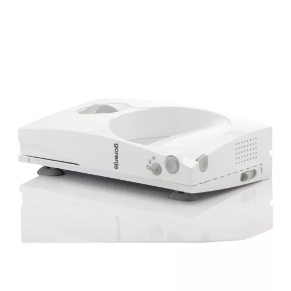 Gorenje R402W szeletelő, 100 W, 17 cm-es rozsdamentes acél penge, 0-17 mm szeletvastagság, összecsukható Gorenje R402W szeletelő, 100 W, 17 cm-es rozsdamentes acél penge, 0-17 mm szeletvastagság, összecsukható