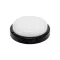 HOME RCC18LEDBK LED-es fali/mennyezeti lámpa, kör alakú, fekete, 18 W, 4000K, 1200 lumen, IP54, kül- és beltéri kivitel