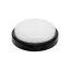 HOME RCC18LEDBK LED-es fali/mennyezeti lámpa, kör alakú, fekete, 18 W, 4000K, 1200 lumen, IP54, kül- és beltéri kivitel