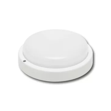   HOME RCC18LEDWH LED-es fali/mennyezeti lámpa, kör alakú, fekete, 18 W, 4000K, 1200 lumen, IP54, kül- és beltéri kivitel