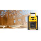 Nedis munka rádió, FM, bluetooth, rezgéscsillapítás, 15W, 20 FM állomás, 3,5 mm audióbemenet