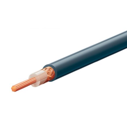 RG 58 koax kábel, 50 Ohm, PVC és PE szigetelés, 19 réz ér, 96 szál rézharisnya, 100m, fekete
