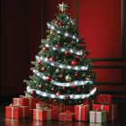 Home RLS15WH LED-es szalag mintákkal, ezüst színű szalag, 8 funkció, 150db hidegfehér LED, 15m hosszú, 5cm széles, adapteres tápellátás, beltéri kivitel