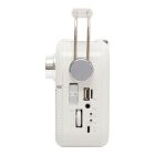 SAL RPR9 napelemes rádió multimédia lejátszóval, FM-AM-SW rádió, Bluetooth, USB és microSD csatlakozás, beépített akkumulátor