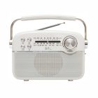 SAL RPR9 napelemes rádió multimédia lejátszóval, FM-AM-SW rádió, Bluetooth, USB és microSD csatlakozás, beépített akkumulátor