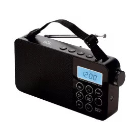   SAL RPR 3LCD táskarádió, AC/DC, AM_FM_SW digitális rádió, ébresztő, AUX, 60 tárolható állomás