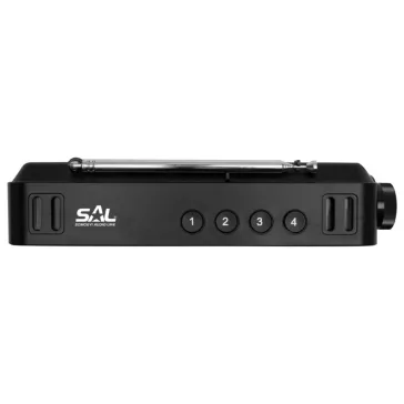   SAL RPR 3LCD táskarádió, AC/DC, AM_FM_SW digitális rádió, ébresztő, AUX, 60 tárolható állomás