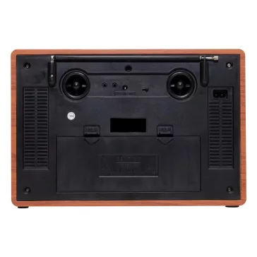   SAL RRT 4B retro asztali rádió, multimédia lejátszó, BT, USB/MicroSD, AUX, Rádió, EQ, ~16 óra üzemidő