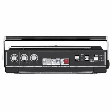   SAL RRT BROOKLYN sztereó kazettás rádiós magnó, Bluetooth, USB, microSD, MP3, felvétel, 4-sávos rádió, multimédia