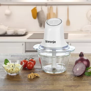   Gorenje S501GW aprító, 500 W, kettős acél pengerendszer, mérőskálázott kehely, fehér