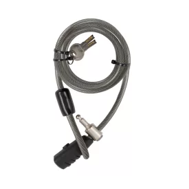   STANLEY S741-159 családi kulcskábeles kerékpár zár, 3 kulcsos, 2400 mm hosszúság