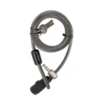   STANLEY S741-159 családi kulcskábeles kerékpár zár, 3 kulcsos, 2400 mm hosszúság