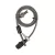 STANLEY S741-159 családi kulcskábeles kerékpár zár, 3 kulcsos, 2400 mm hosszúság