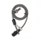 STANLEY S741-159 családi kulcskábeles kerékpár zár, 3 kulcsos, 2400 mm hosszúság