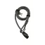 STANLEY S741-163 családi kulcskábeles kerékpár zár, 3 kulcsos, 2400 mm hosszúság