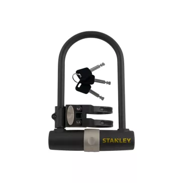   STANLEY S755-201 kerékpár zár, U-alakú, 3 kulcsos, 247 mm hosszúság