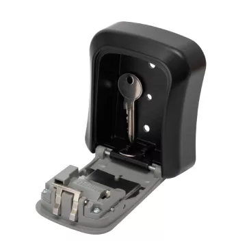   HOME SAFEKEY Számzáras kulcsszéf, masszív alumínium öntvény, négyjegyű számkód, 10.000 elvi kódvariáció, falra rögzítendő, kültérre is