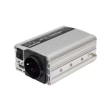   SAL SAI 600USB feszültségátalakító, 300 W, inverter, 500 mA USB töltő, gyermekzár