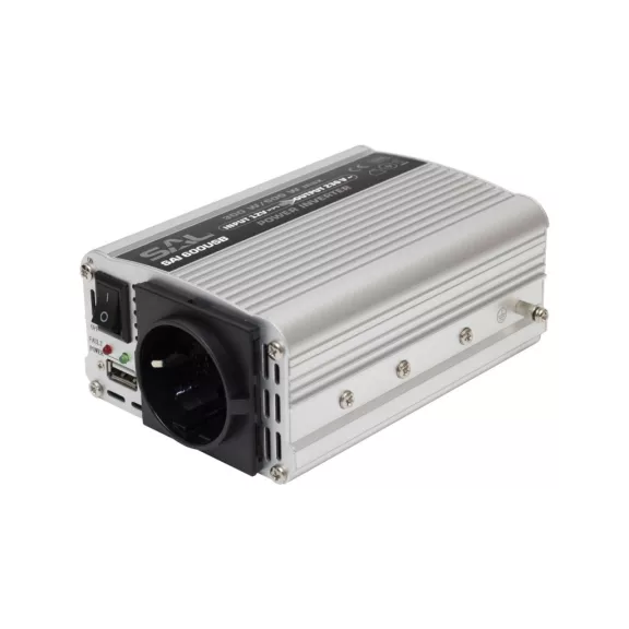 SAL SAI 600USB feszültségátalakító, 300 W, inverter, 500 mA USB töltő, gyermekzár SAL SAI 600USB feszültségátalakító, 300 W, inverter, 500 mA USB töltő, gyermekzár