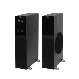   SAL 200BT multimédiás hangdobozpár, 2 x 80 W, 3 utas Bass-reflex, Bluetooth, USB, SD, FM, 2 x RCA, 2 x 6,3mm jack, EQ