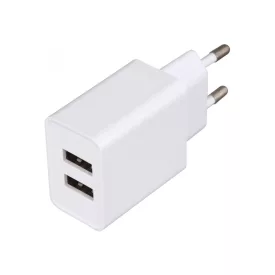   Home SA 24USB hálózati töltő, 2db megosztott USB kimenet, egyidejűleg 2 készülék tölthető