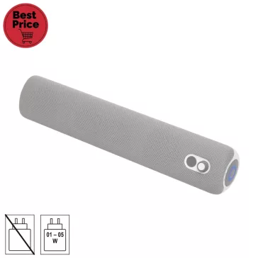   SAL SB 2000 hordozható hangprojektor, 2.1 stereo, BT TWS kapcsolat, 3.5mm AUX, érintőgombok, EQ, mikrofon, USB-C és AUX kábel, IPX5