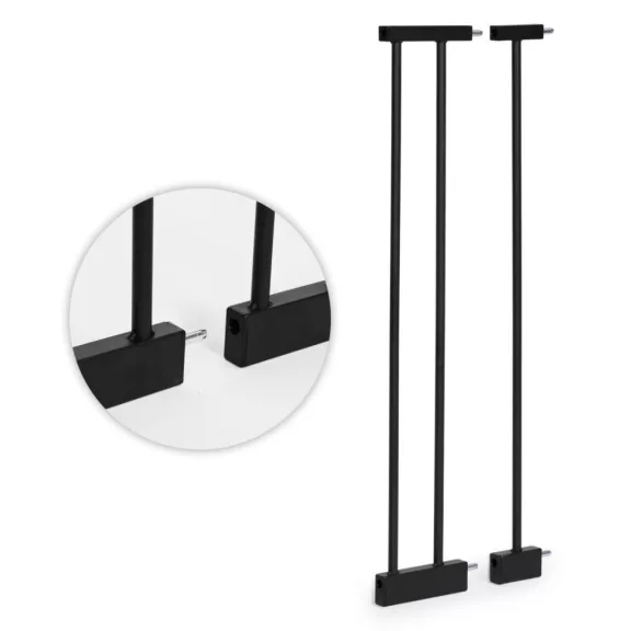 Biztonsági korlát 74-100 cm lépcsőkhöz és ajtókhoz fémből és fából