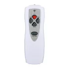 Home SFR 40 3D álló ventilátor, 60 W, 3 fokozat, 40 cm-es lapátátmérő, 3D-s oszcillálás, távirányító, átlátszó lapát, LED kijelző, fehér