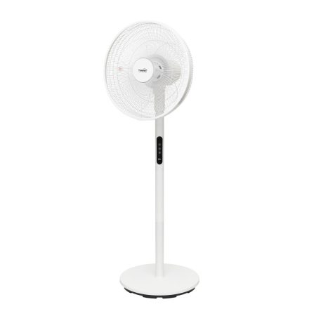 Home SFT40R állóventilátor 3in1, 60 W, 40 cm névleges lapátátmérő, 5 lapát, 4 fokozat, erintőgomb, távirányító, állítható magasság és dőlésszög, LED kijelző