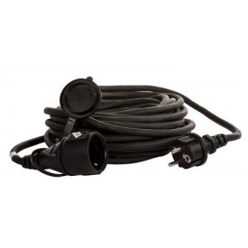   Védőérintkezős KÜLTÉRI lengőhosszabbító, ZÁRÓFEDÉLLEL, 20m- 3X1.5mm2