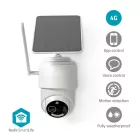Nedis smartlife 4G kűltéri kamera, full HD 1080p, dönthető, forgatható, IP65, napelem, mozgásérzékelő, éjjel látás SIMCBO50WT