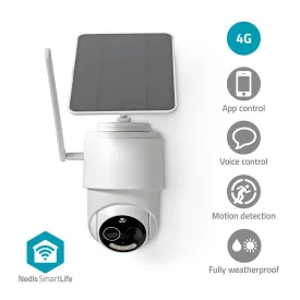   Nedis smartlife 4G kűltéri kamera, full HD 1080p, dönthető, forgatható, IP65, napelem, mozgásérzékelő, éjjel látás SIMCBO50WT