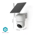 Nedis smartlife 4G kűltéri kamera, full HD 1080p, dönthető, forgatható, IP65, napelem, mozgásérzékelő, éjjel látás SIMCBO50WT