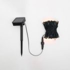 Home SLC200WW szolár fényfüzér, 200db melegfehér LED, 14m hosszúság, zöld vezeték, kültéri kivitel