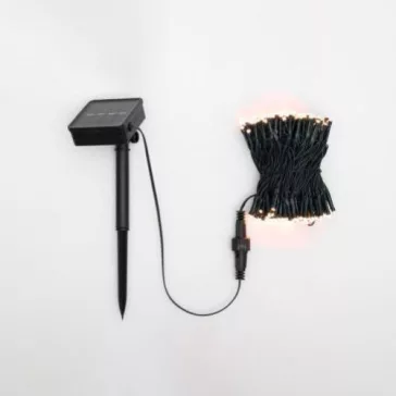   Home SLC200WW szolár fényfüzér, 200db melegfehér LED, 14m hosszúság, zöld vezeték, kültéri kivitel