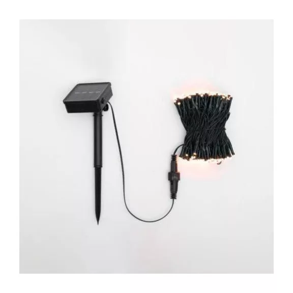 Home SLC200WW szolár fényfüzér, 200db melegfehér LED, 14m hosszúság, zöld vezeték, kültéri kivitel Home SLC200WW szolár fényfüzér, 200db melegfehér LED, 14m hosszúság, zöld vezeték, kültéri kivitel