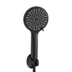 Lili 5 funkciós kézizuhany tömlővel tartóval fekete