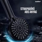 Lili 5 funkciós kézizuhany tömlővel tartóval fekete