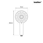 Lili 5 funkciós kézizuhany tömlővel tartóval króm