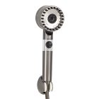 Kori 3 funkciós kézizuhany tömlővel tartóval szürke