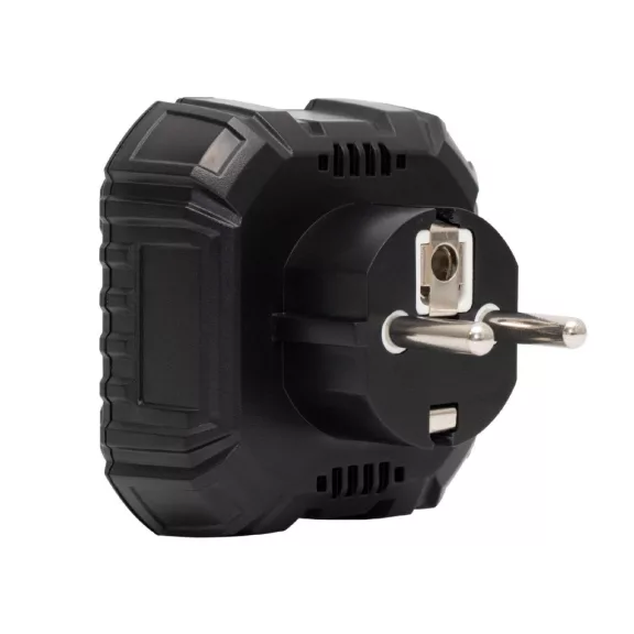 Home SMATESTER konnektor teszter, LED visszajelzők, Voltmérő, L-N, N-E, RCD mA, Fi és RCD relé ellenőrző, elem nélkül működik, max. 250 V~ aljzatokhoz Home SMATESTER konnektor teszter, LED visszajelzők, Voltmérő, L-N, N-E, RCD mA, Fi és RCD relé ellenőrző, elem nélkül működik, max. 250 V~ aljzatokhoz