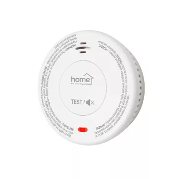   Home SMO10SMART optikai füstérzékelő, Tuya Smart és Smart Life kompatibilis, Wi-Fi kapcsolat, 10 év elem élettartam, 2400 mAh