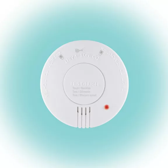 Home SMO 01 füstérzékelő, elemes, 85 dB, LED, fehér Home SMO 01 füstérzékelő, elemes, 85 dB, LED, fehér