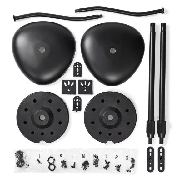 Nedis Hangszóró tartó Kompatibilis: Univerzális | Padló | 4,5 kg | Állítható magasságú | ABS / Acél | Fekete SPMT2750BK Nedis Hangszóró tartó Kompatibilis: Univerzális | Padló | 4,5 kg | Állítható magasságú | ABS / Acél | Fekete SPMT2750BK