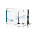 Nedis Hangszóró tartó Kompatibilis: Univerzális | Padló | 4,5 kg | Állítható magasságú | ABS / Acél | Fekete SPMT2750BK