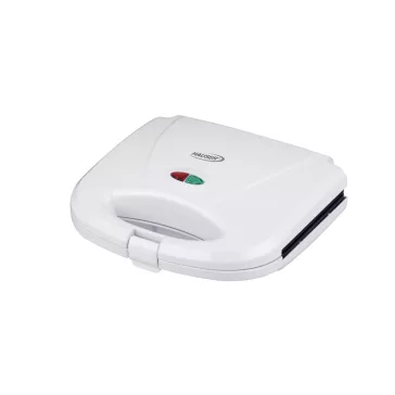   HAUSER ST-618 szendvicssütő, max. 800 W, 2 szeletes, tapadásmentes bevonat, hidegfalú burkolat, fehér színű